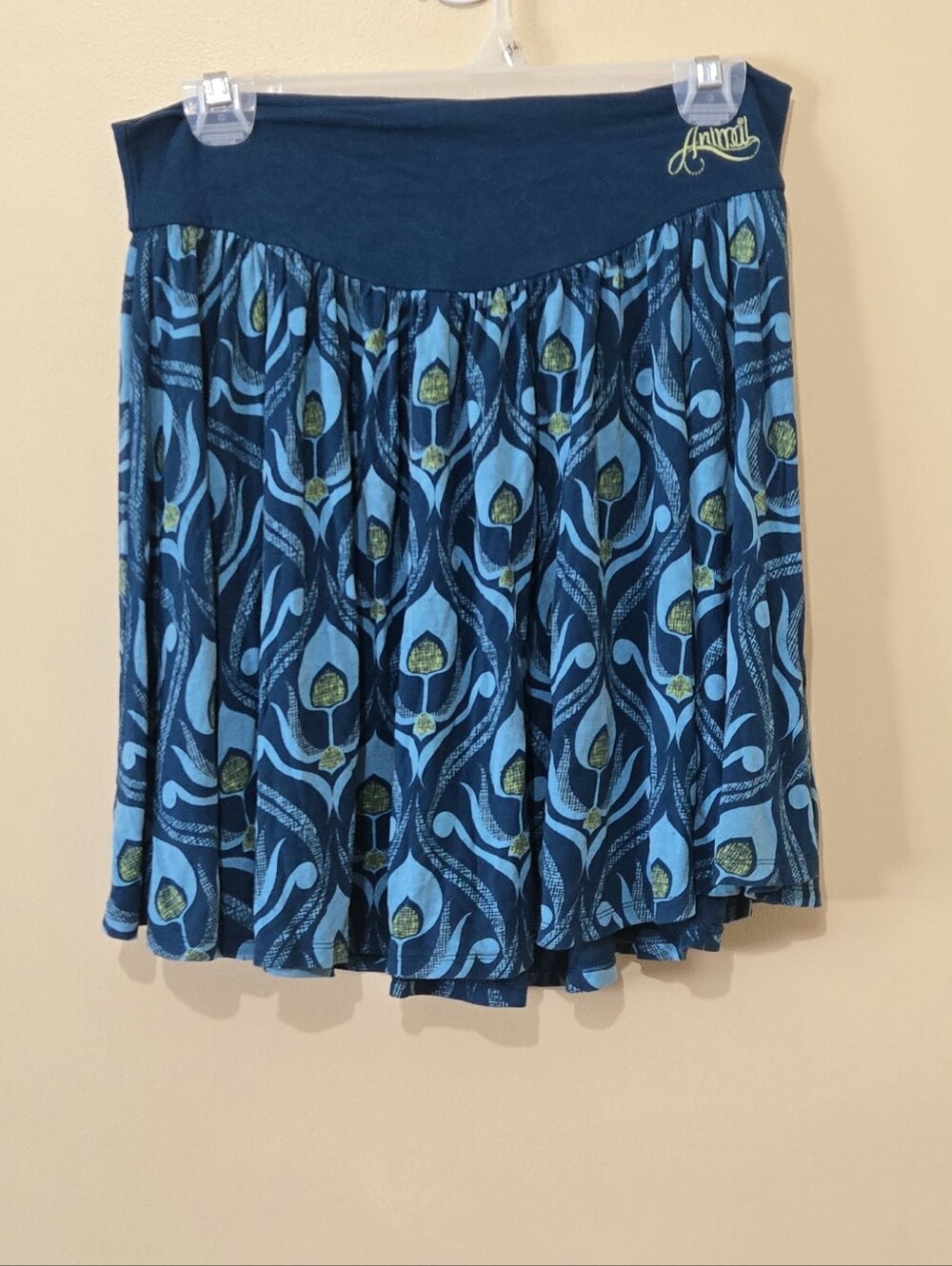 Animal Peacock Patterned Skirt